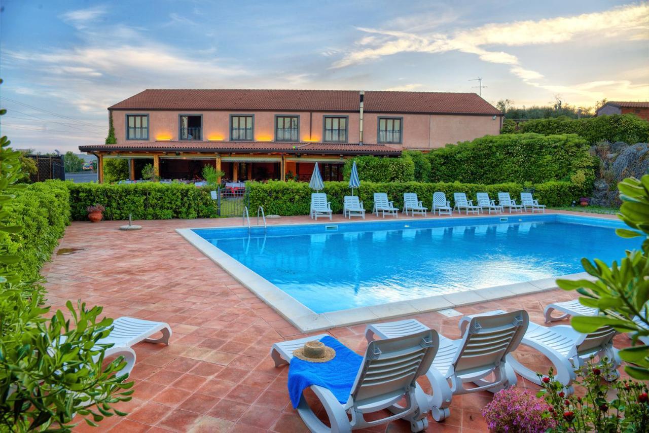 Agriturismo Biologico Corte Aragonese Santa Maria di Licodia المظهر الخارجي الصورة